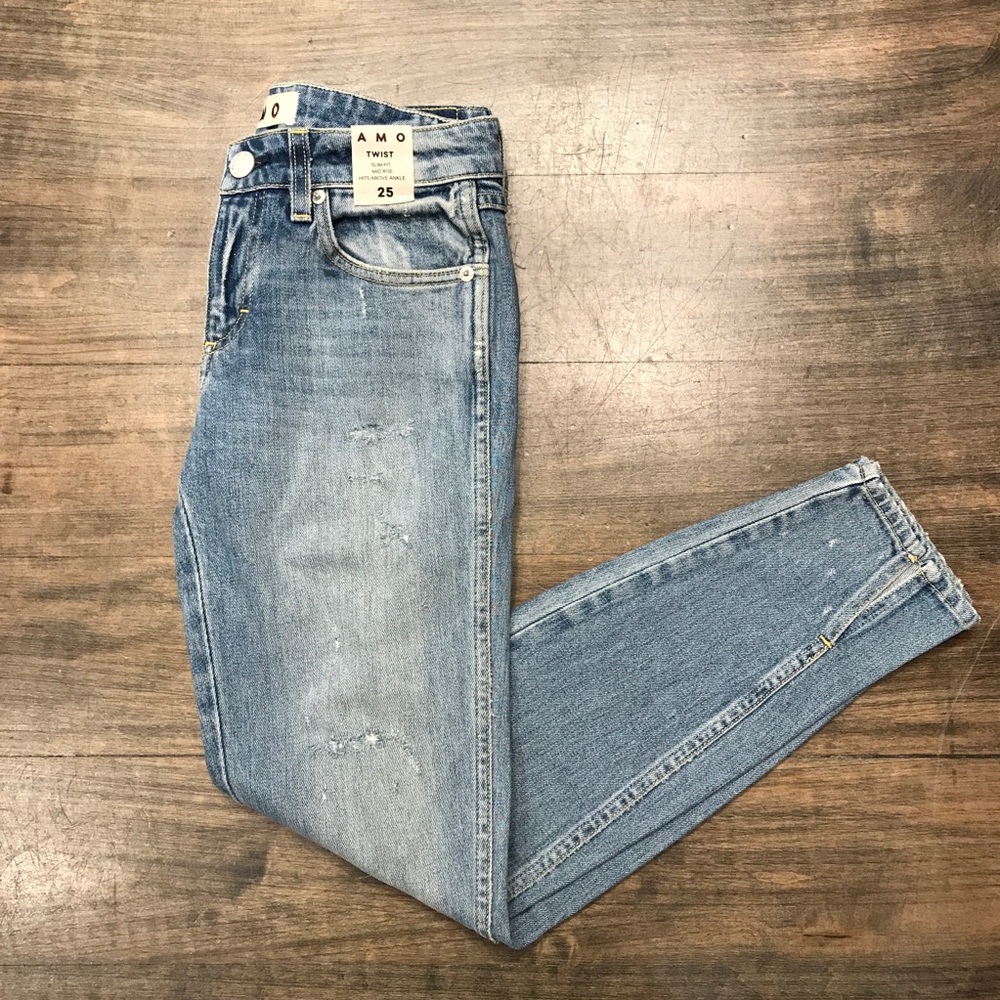AMO Twist Slim Fit Jeans NWT